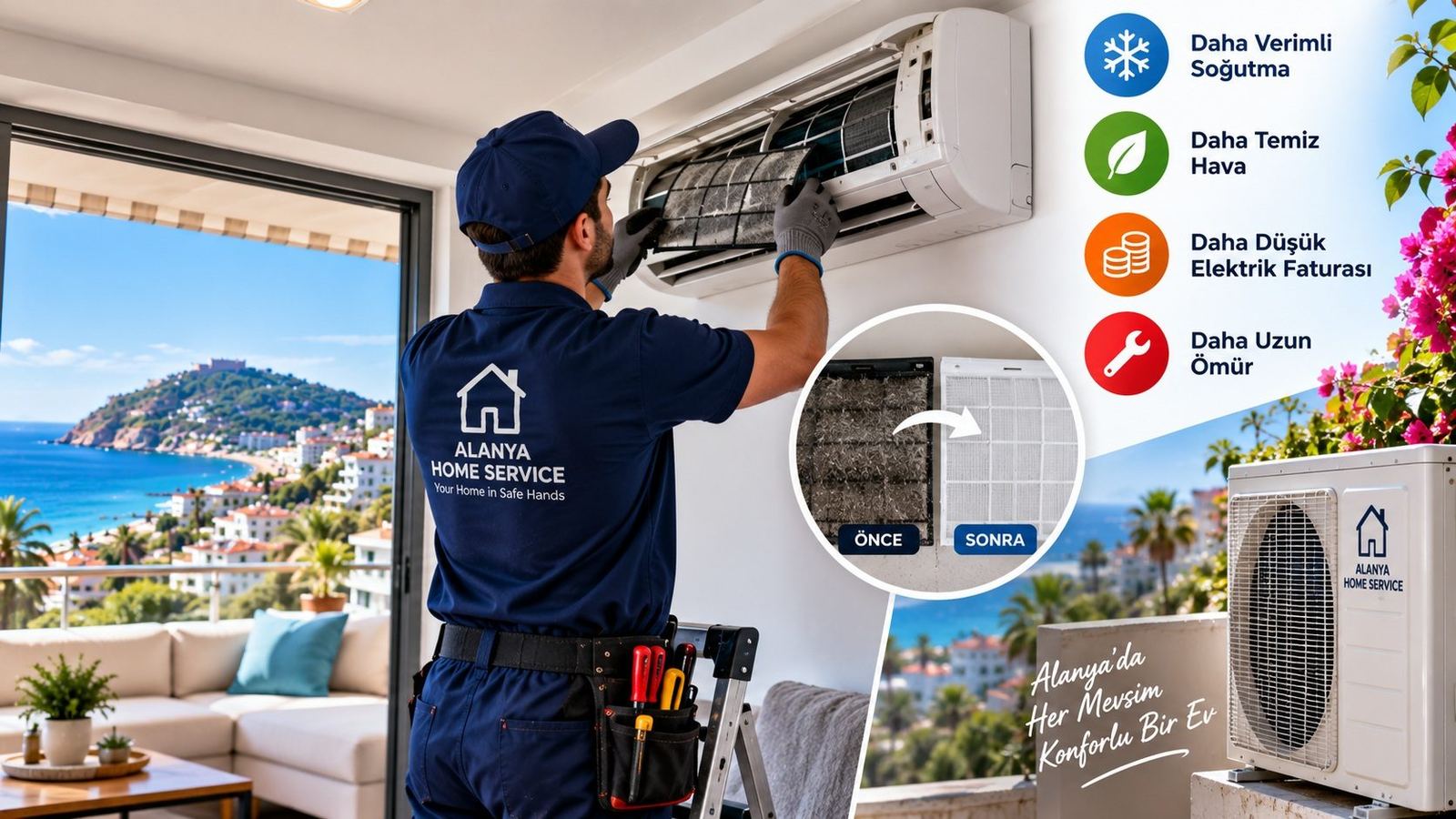 Why Air Conditioner Maintenance Matters in Alanya’s Coastal Climate
