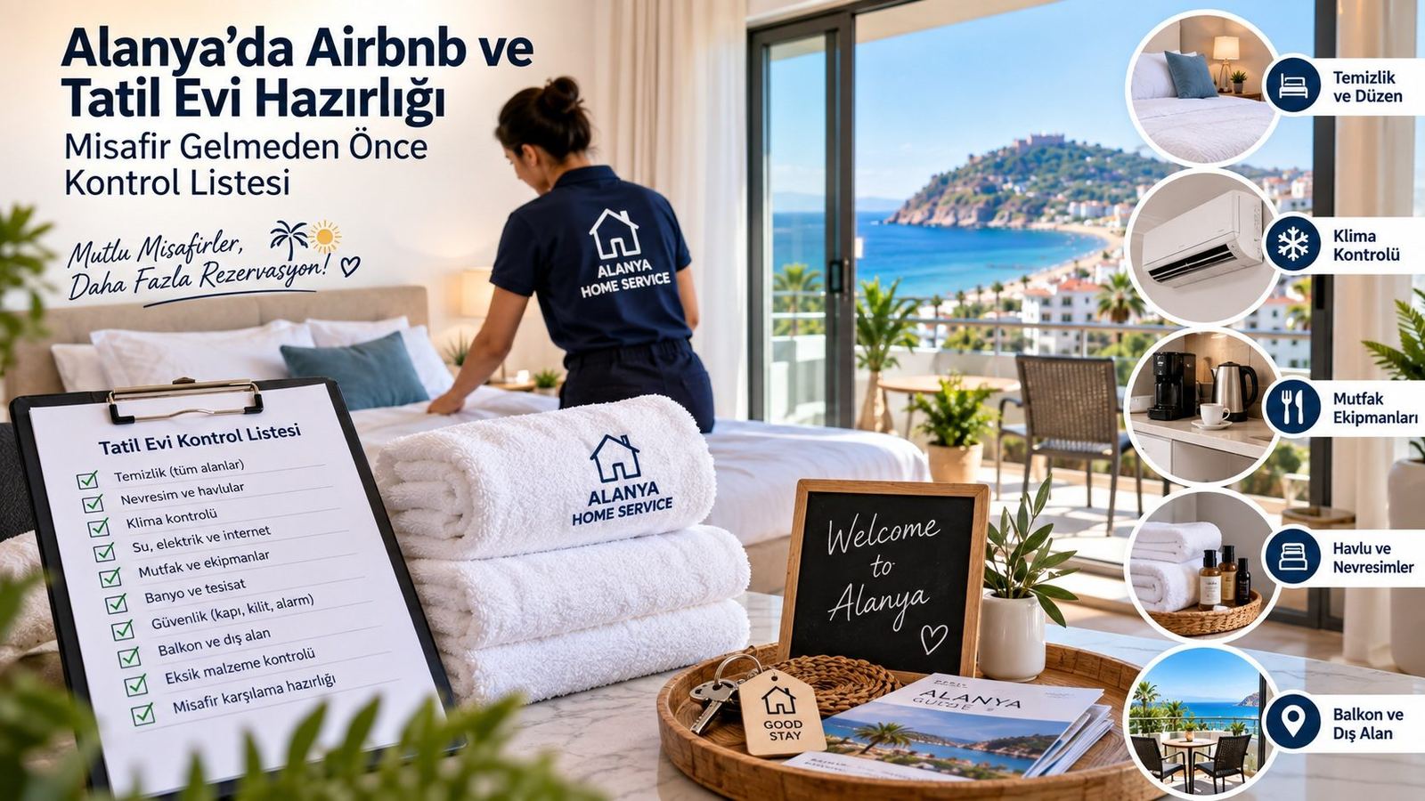 Airbnb & Holiday Home Preparation in Alanya: A Pre-Arrival Checklist