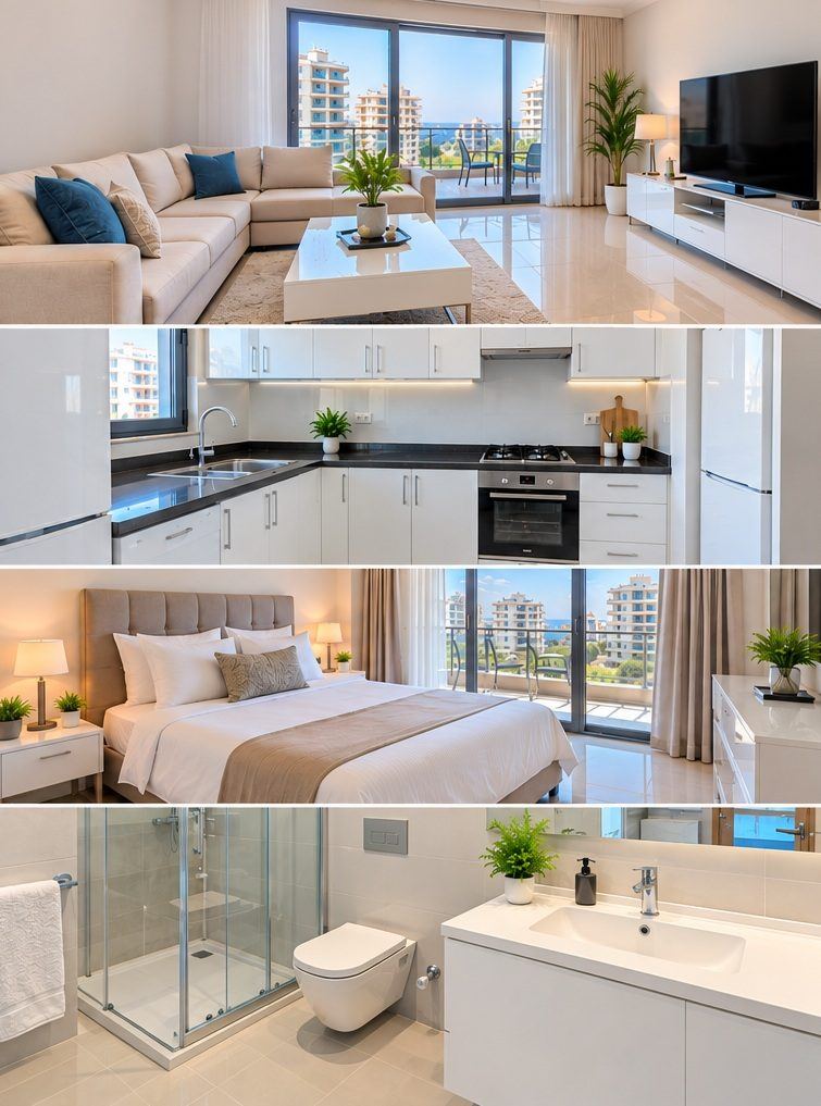 Apartment Deep Cleaning & Handover Preparation in Mahmutlar - after