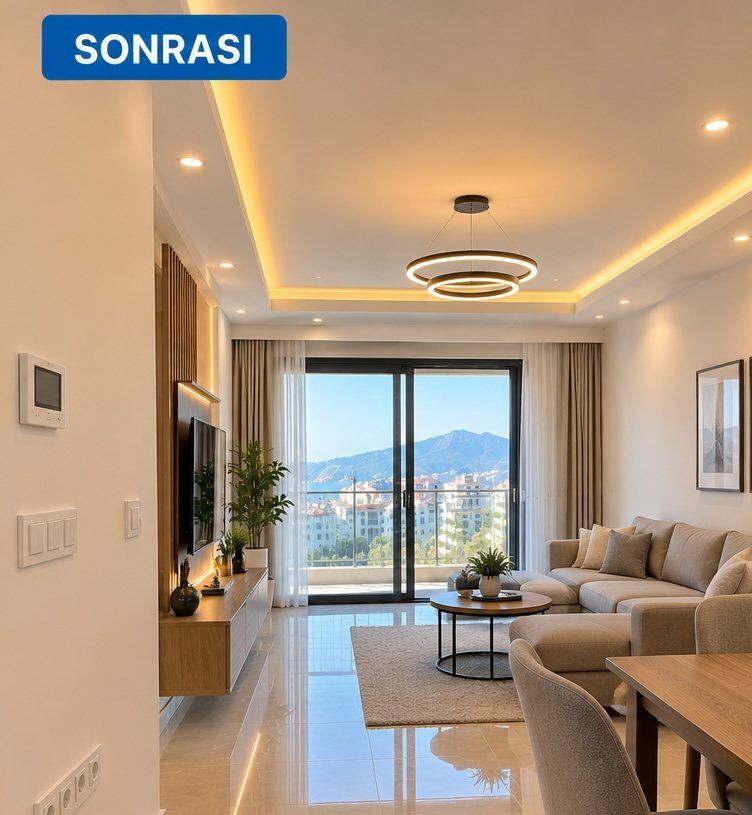 Lighting & Minor Electrical Work in an Alanya Apartment - after